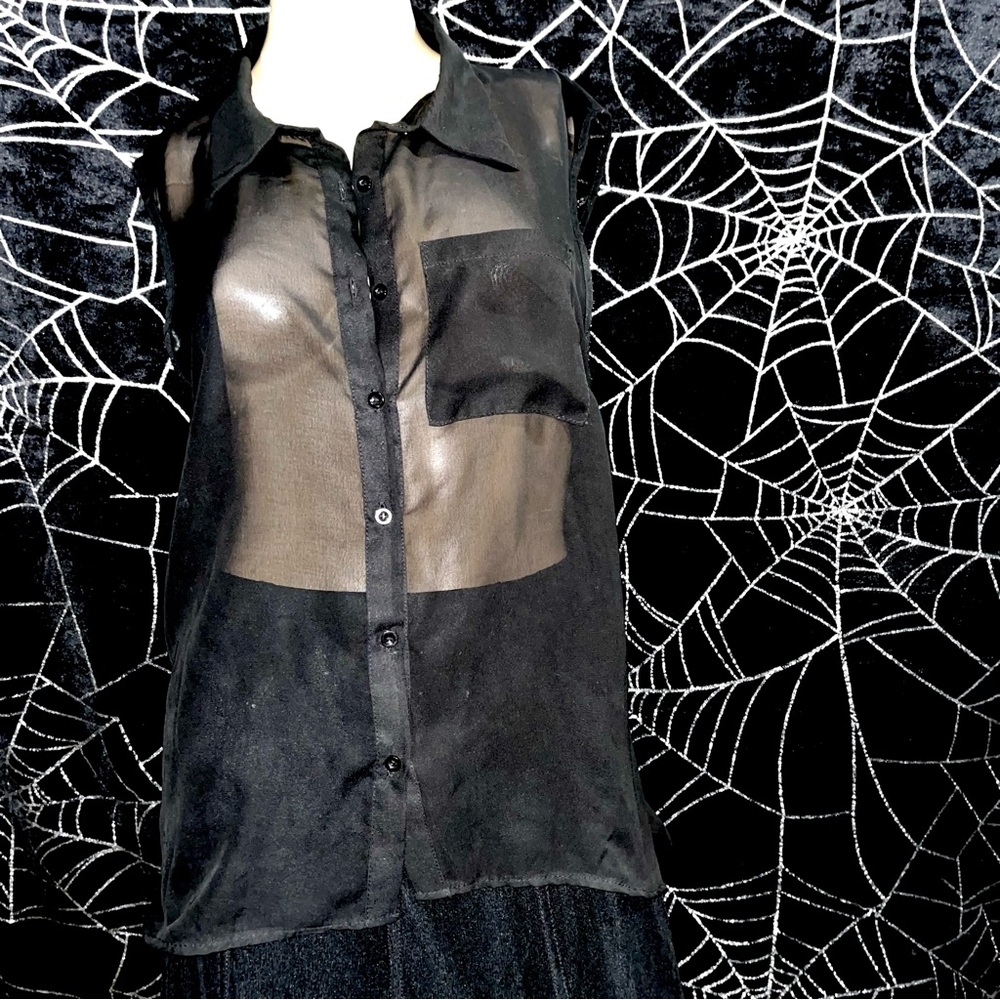 Sheer blouse